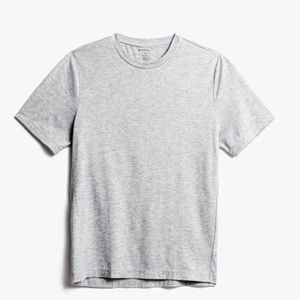 Ministry of Supply Composite Merino Tee in pale Heather gray